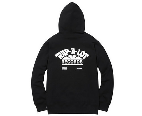 Supreme Rap-A-Lot Records Geto Boys Hooded Swetshirt Black Medium