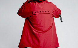 廖人帅OUTERSPACE多种风格纯红色字母上衣