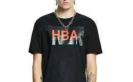 HBA黑胶印红字短袖T恤HB52018870