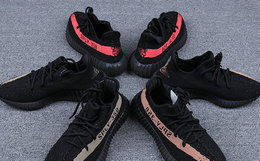 Adidas Yeezy 350 V2黑铜 黑绿 黑红BY1605/9612/9611