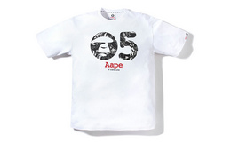 限时包邮！Aape男装5周年纪念款T恤AAPTEM2920XX8