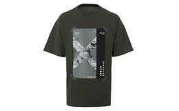 领劵优惠！Armani/阿玛尼岩石印花图案装饰纯棉男短袖T恤