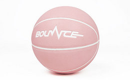 BOUNCE室内PU材质防滑耐磨7号粉色比赛篮球