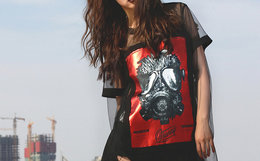 新品！CHI ZHANG设计师品牌纹身系列女T恤 