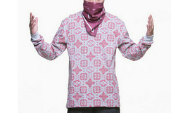 【新品】CLOT 针织丝绸图案印花T恤SS16TMSP-1024-RD