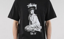 美潮Stussy  罗马女神人物印花短袖T恤