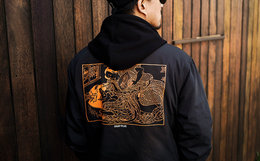 【新品】美国潮牌SSUR PLUS 2016秋冬新款浮世绘系列夹克