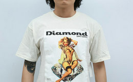 8折！美潮DIAMOND SUPPLY CO.女人坐钻石T恤