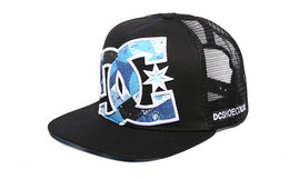7.6折！DCSHOECOUSA logo贴标嘻哈平檐棒球帽