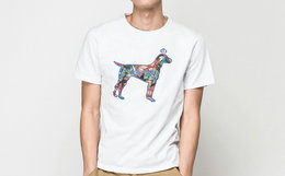 香港DUSTY潮牌纯棉创意动物印花短袖T恤