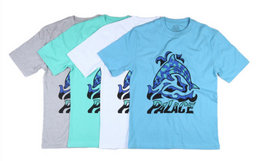 英国PALACE SKETCHY DOLPHIN三角海豚印花短袖T恤