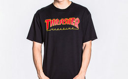 【新品】Dickies X THRASHER合作烈火底纹T恤171U30TR08