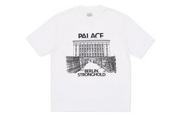 新品！PALACE 17FW DENIED ENTRY建筑印花短袖T恤PLC0MT037