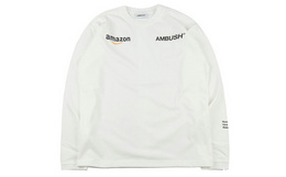AMBUSH X AMAZON亚马逊联名圆领织带印花男女T恤