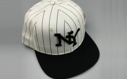 8.6折！10DEEP hometown snapback细条纹刺绣棒球帽